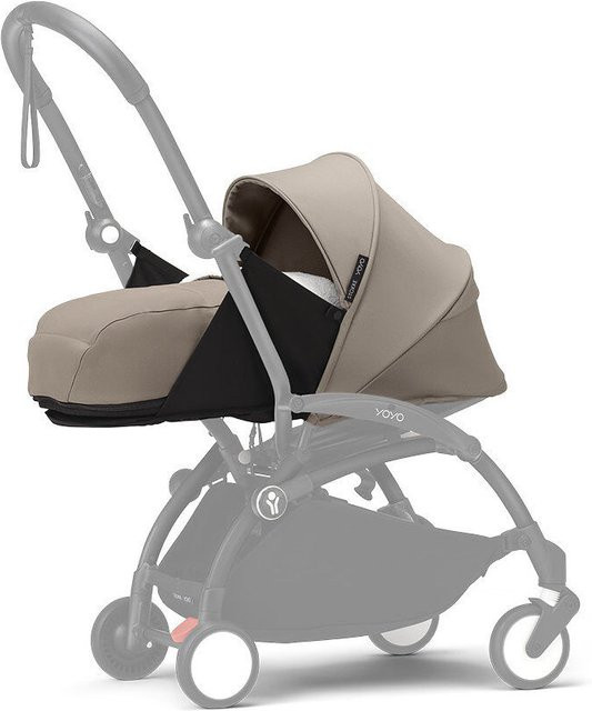 Stokke YOYO 0+ Neugeborenen-Set Travel Buggy mit Carrycot in Beige/Taupe - Bild 1