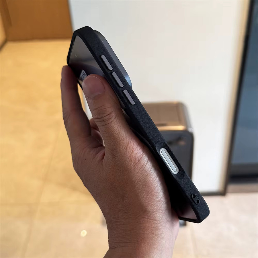 Magnetische PU-Leder Handyhülle mit Kohlefaser-Muster für OPPO Find X9, X9S Pro, X8S+, X8 Ultra und Reno 15 Pro Max in Schwarz mit kabelloser Ladefunktion - Bild 3
