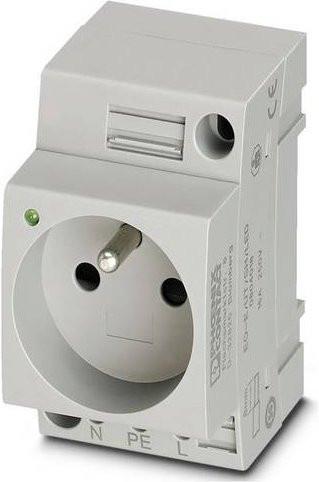 Phoenix Contact Steckdose EO-E/UT/SH/LED Grau H x B x L: 75 x 45 x 59,2 mm - Bild 1