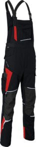 Kübler Latzhose BODYFORCE PSA 2 in Schwarz/Mittelrot, Form 3125, Größe 46 - Bild 1