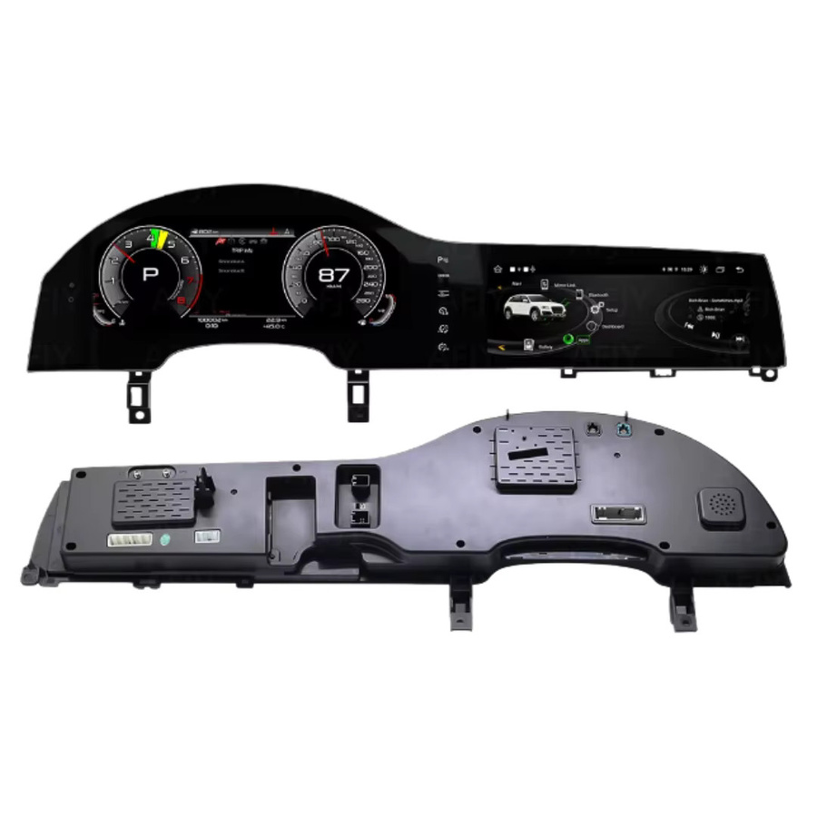 YANFU Drahtloses Digitales Cockpit für Audi Q7 4L 2005-2015 mit CarPlay und Android Auto LCD Dashboard in Schwarz - Bild 5
