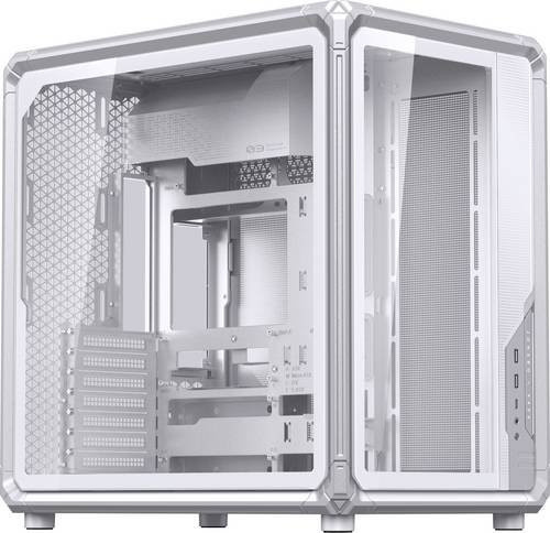 Jonsbo X400 Midi-Tower PC-Gehäuse in Weiß mit Seitenfenster und USB-C Anschluss - Bild 1