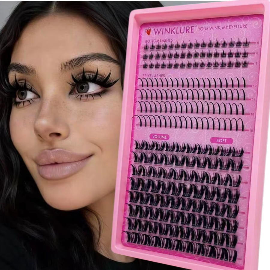 WINKLURE Wimpernbüschel-Set, D-Curl, Faux-Mink, Unisex - Bild 3