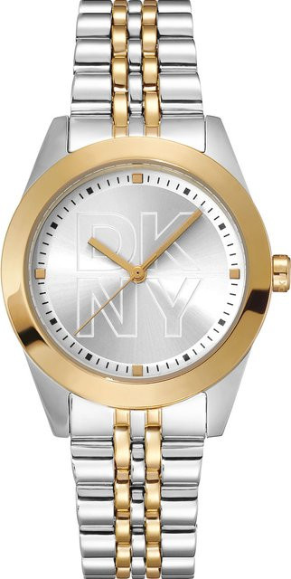 DKNY Damenuhr, Quarz, Edelstahl, Silber, 32 mm, 5 ATM - Bild 1