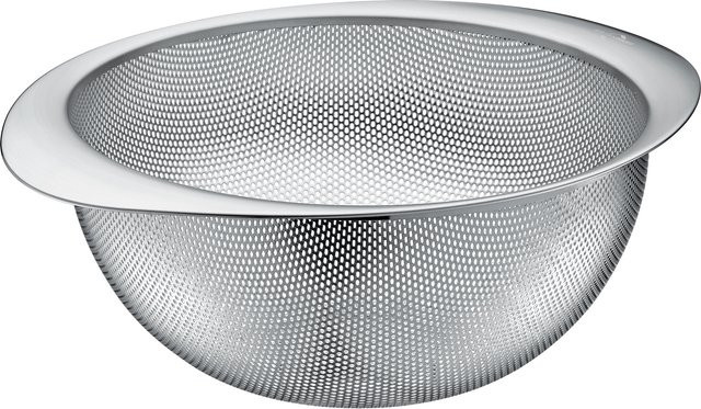 KÜCHENPROFI DELUXE Sieb aus Edelstahl in Silber, rund - Bild 1