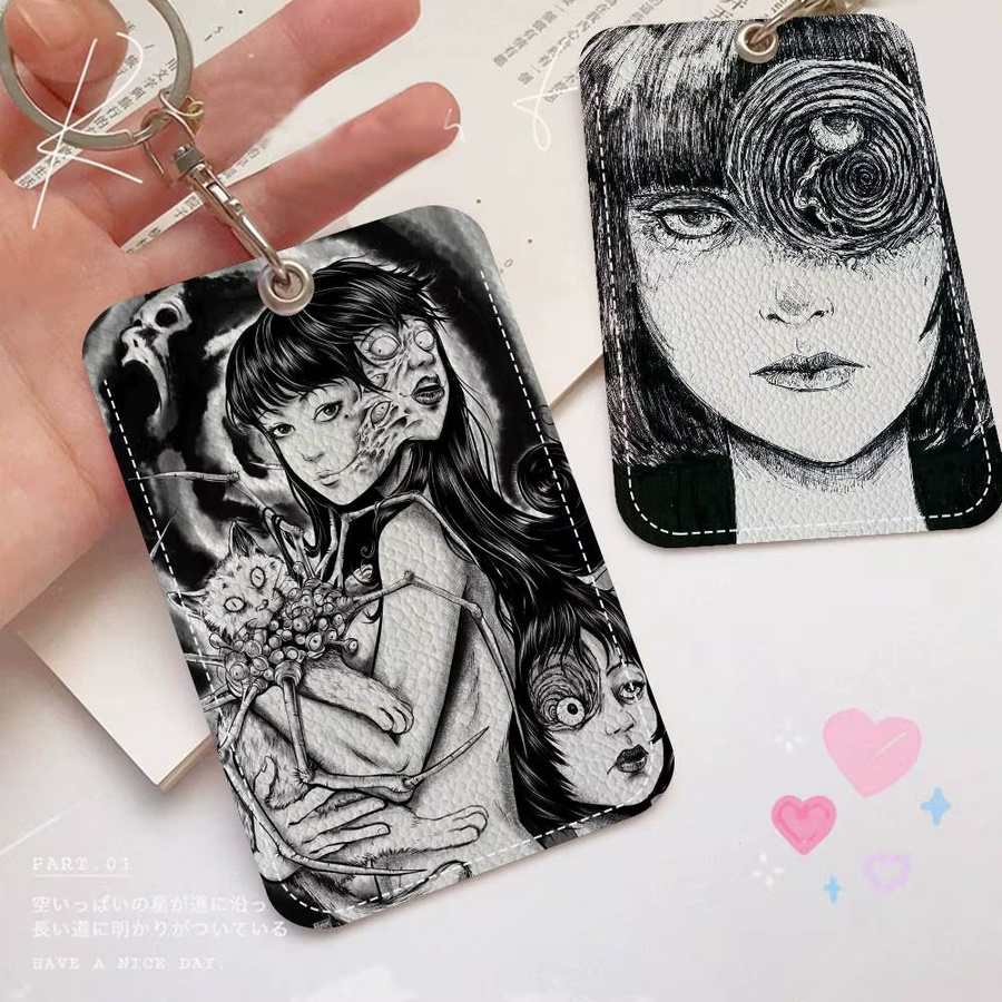 Junji Ito Horror Kartenhalter aus Kunststoff in Multicolour für Essenskarten, Buskarten oder Arbeitskarten - Bild 4
