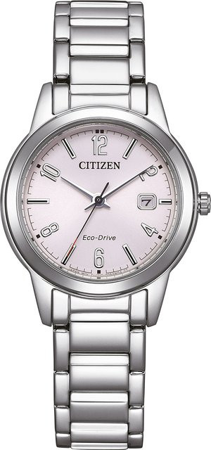 Citizen Armbanduhr, Solar, Edelstahl, Pink, 29 mm, Damen - Bild 1