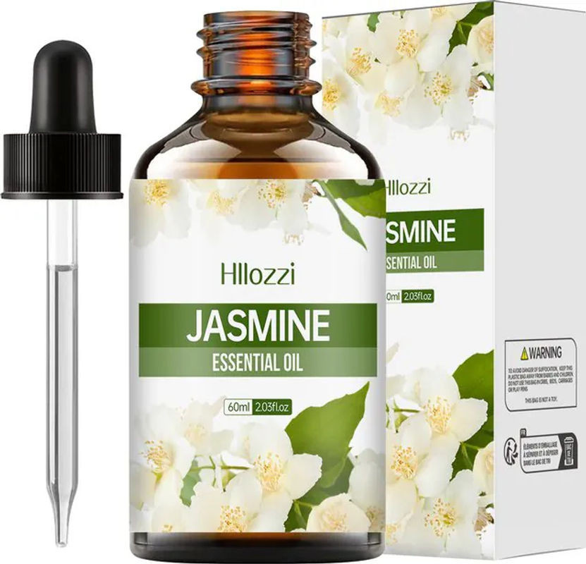 Hllozzi Ätherisches Jasminöl für die Gesichtspflege und Aromatherapie, floral, braun - Bild 1