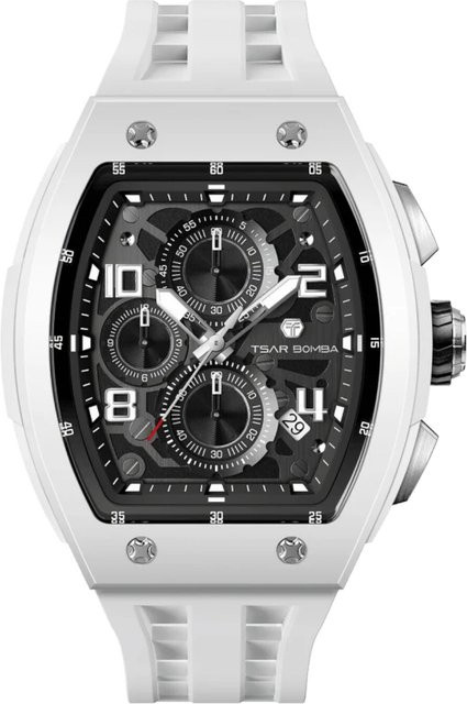 Tsar Bomba Chronograph, Biokeramik, Quarz, 45 mm, Herren, Schwarz - Bild 1