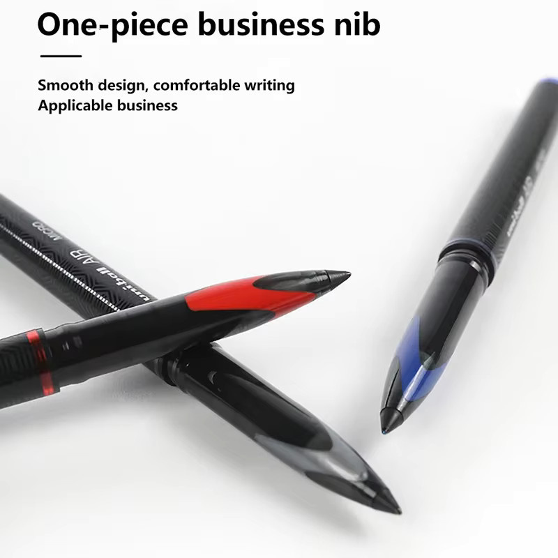 Uni Ball Air Straight Liquid Signature Gelstift Schwarz 0,5 mm und 0,7 mm Set UBA-188 - Bild 5