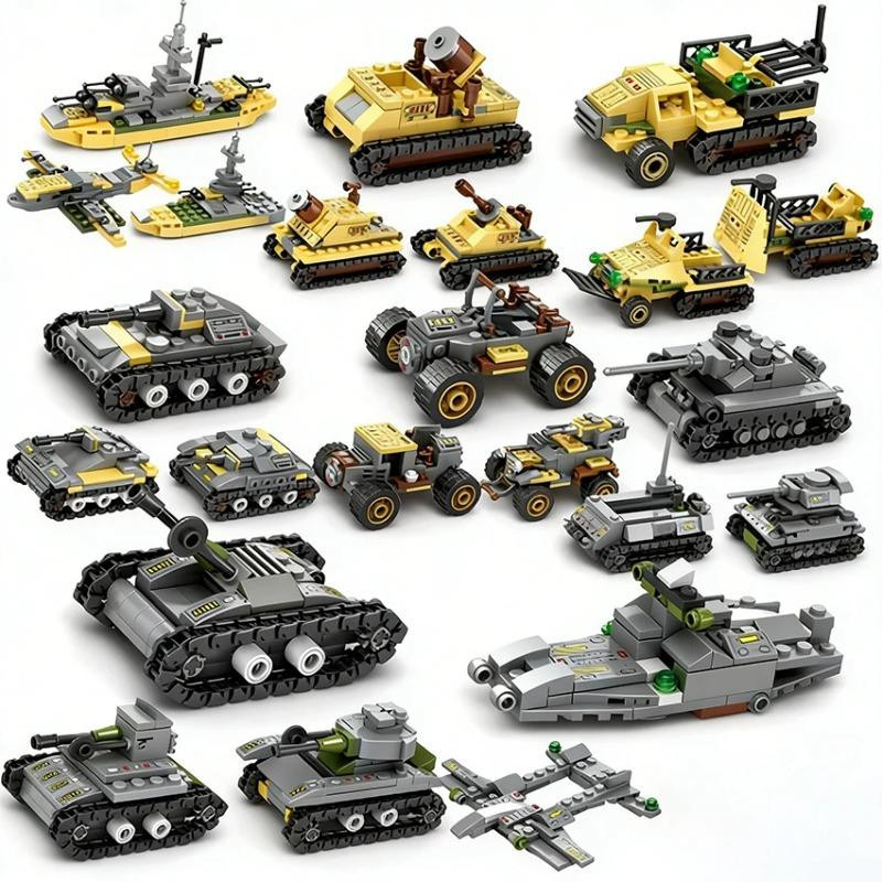 Linyi toy Gepanzertes Kampffahrzeug Bausteine ab 14 Jahren - Bild 2