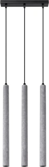 Sollux Lighting Pendelleuchte Pastelo 3L aus Beton in Grau - Bild 1