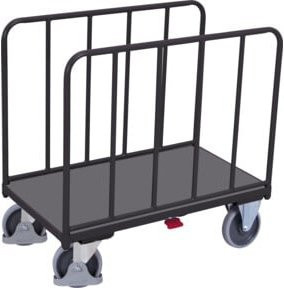 VARIOFIT Cordes Seitenbügelwagen in Anthrazitgrau RAL 7016, Breite: 60,0 cm, Höhe: 106,0 cm, Tiefe: 104,5 cm - Bild 1