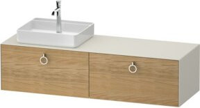 Duravit Waschtischunterschrank White Tulip in White, Breite: 160 cm, Tiefe: 55 cm, Höhe: 40,8 cm - Bild 1