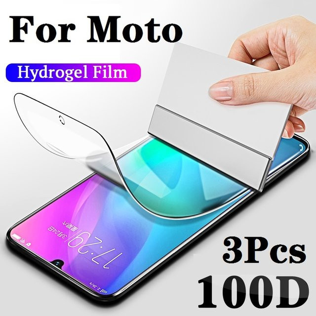 3er Pack HD Hydrogel Displayschutz Folie für Motorola G06 G24 G57 Moto G86 G67 Power 5G G54 5G Power, transparent - Bild 1