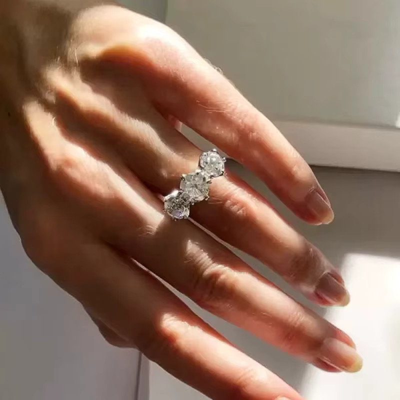 Huitan Ring, Bicolor, Zirkonia, Damen - Bild 3