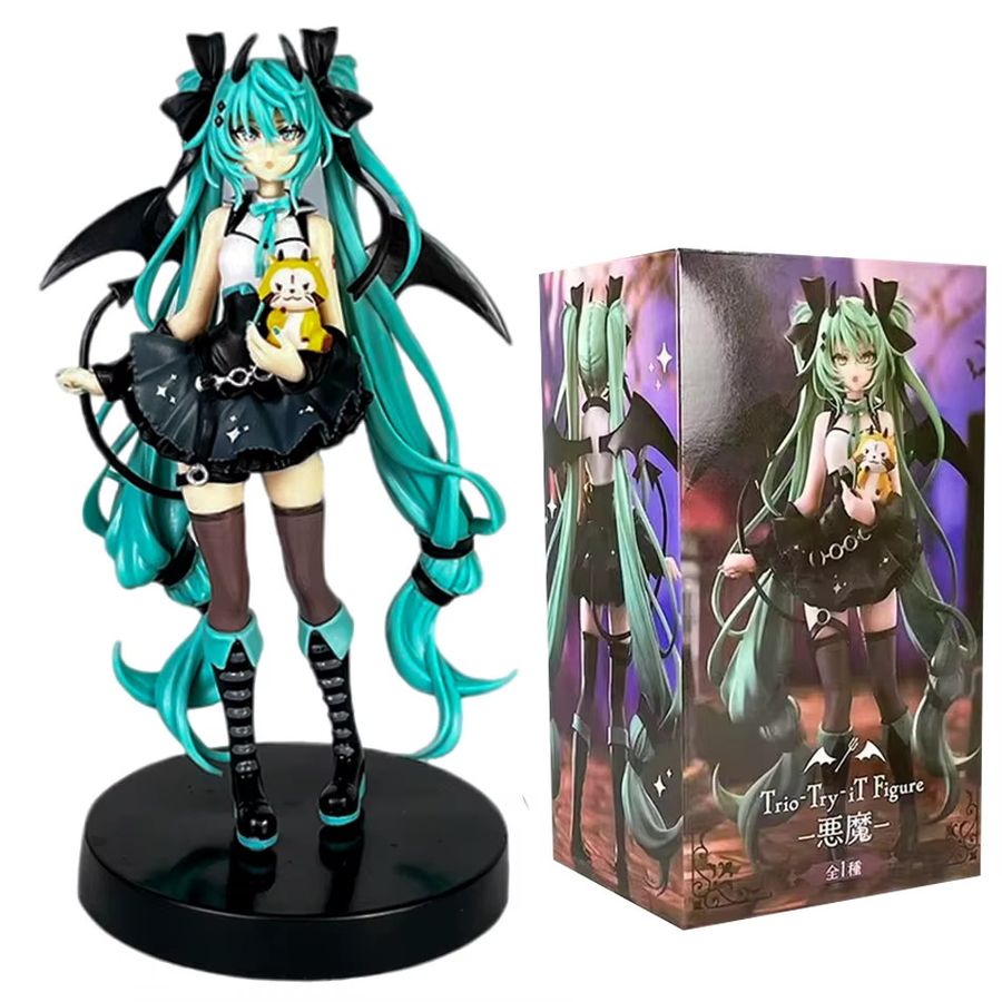 Bandai Anime-Figur Hatsune Miku Dark Angel Chuyin Modell aus PVC, Multicolor, Höhe: 19 cm - Bild 2