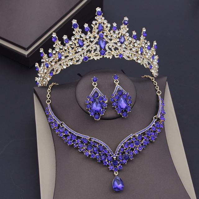POMOiii Schmuck-Set, Silber, Kristall, Messing, Damen - Bild 1