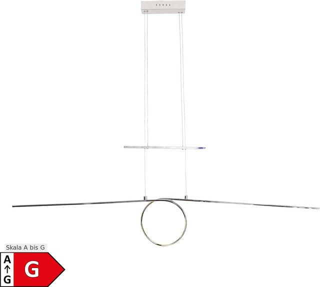 Näve LED Gegenzug-Pendelleuchte in Silber - Bild 1