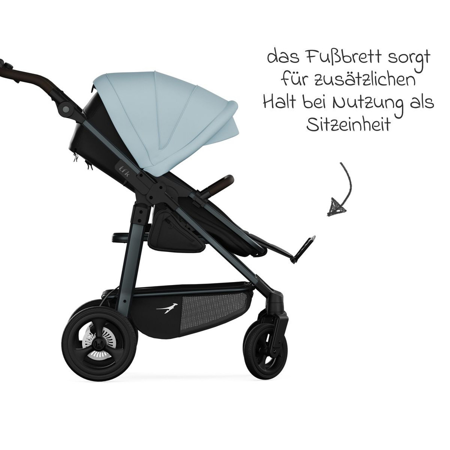TFK Kombi-Einheit Wanne und Sitz für Mono 3/4 und Pro in Blau und Schwarz - Bild 4