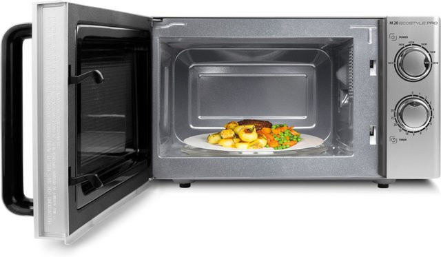 Caso M 20 Ecostyle Pro Solo-Mikrowelle in Silber - Bild 1