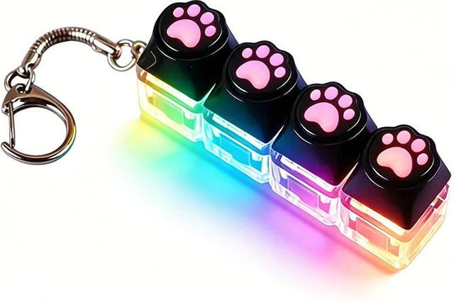 Schlüsselanhänger Tastatur LED-Licht, Damen - Bild 1