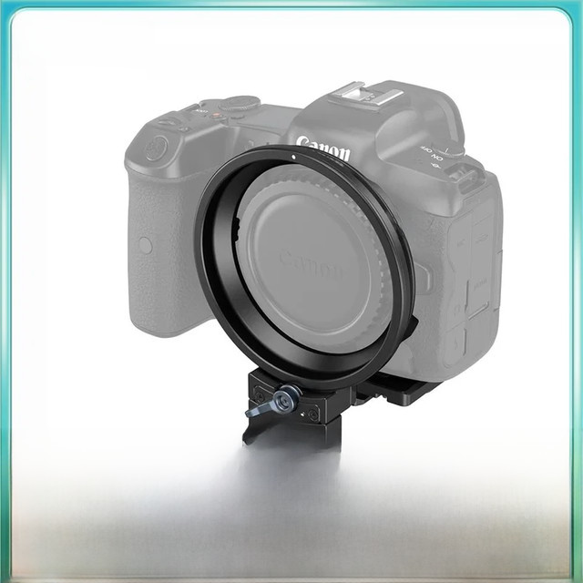 SmallRig Rotationsplatte für Canon EOS R5, R5C, R6 und R6 Mark II zur horizontalen und vertikalen Montage, Schwarz - Bild 1