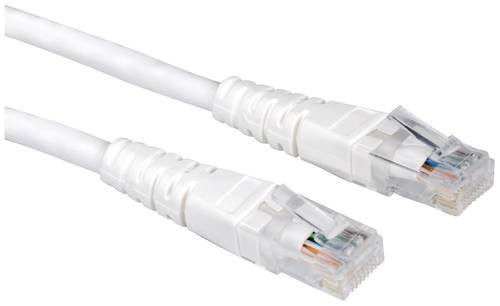 Value RJ45 Patchkabel CAT 6 U/UTP Ethernet LAN Kabel Weiß, Länge: 2,00 m - Bild 1