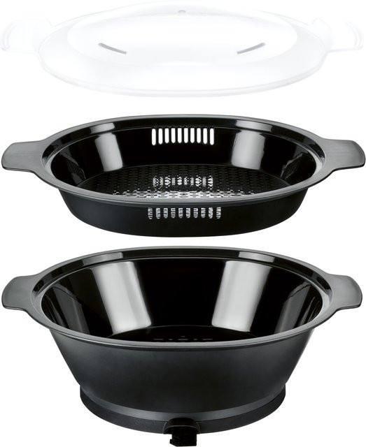 SILVERCREST Dampfgaraufsatz für Monsieur Cuisine compact SMCCD 3 A1 in Schwarz - Bild 1