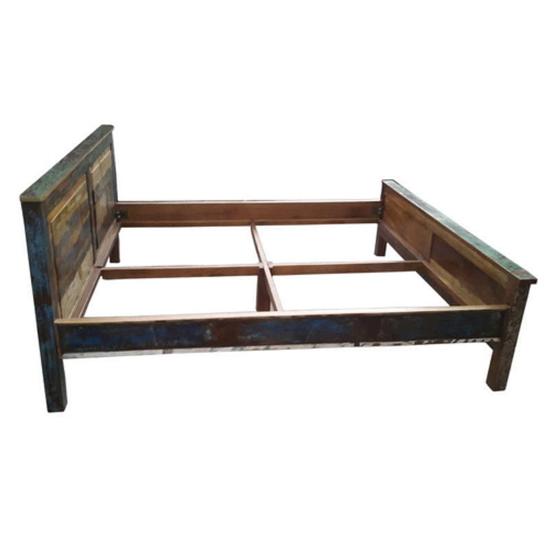 SIT Holzbett Riverboat in Altholz-Optik, Farbe: Bunt, B/T: 180 x 200 cm - Bild 2