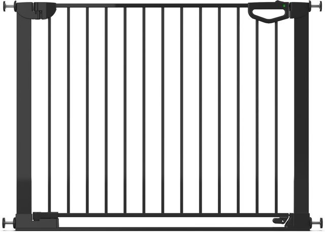 Geuther Tür- und Treppenschutzgitter Easylock mit Flatstep in Schwarz - Bild 1