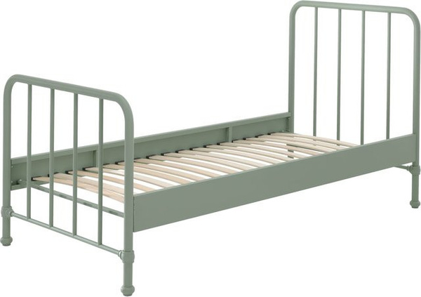 Vipack Metallbett BRONXX in modernem Design, Farbe: Green, Liegefläche B: 90 cm, T: 200 cm