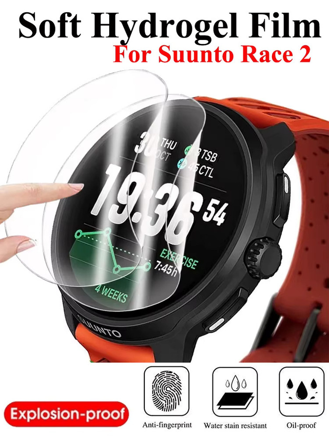 Suunto Screen Protector Hydrogel Film, transparent, Suunto Race 2 - Bild 6