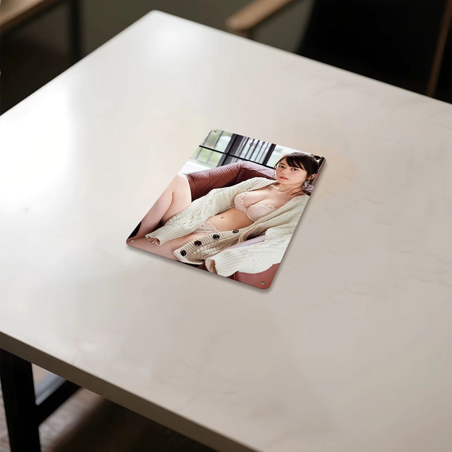 Ikuta Erika Anime-Poster aus Aluminium von CIFBUY, Mehrfarbig, B: 20,3 cm, H: 30,5 cm - Bild 2