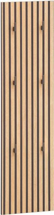 Schildmeyer Hakenpaneel Katta in Eiche Optik mit Haken, Braun, B/H/T: 24,5 x 109 x 2,6 cm - Bild 1
