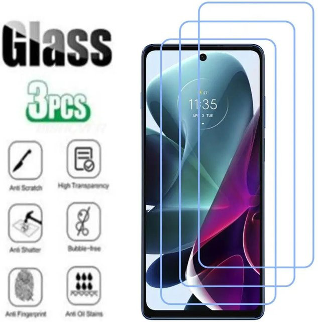 3er-Set gehärtete Displayschutzfolie aus HD-Glas für Motorola Moto G06 G15 G64 G86 Power und G24 in Transparent - Bild 1