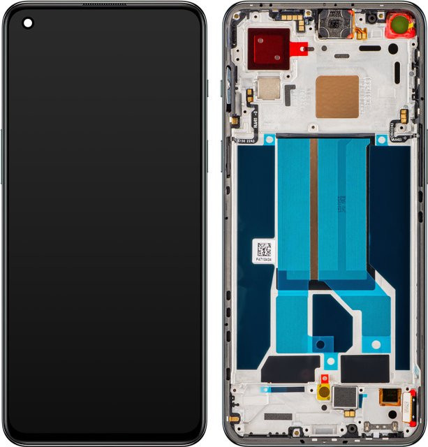 OnePlus Nord 2T Display mit Touchscreen und Rahmen in Grün Jade Fog - Bild 1
