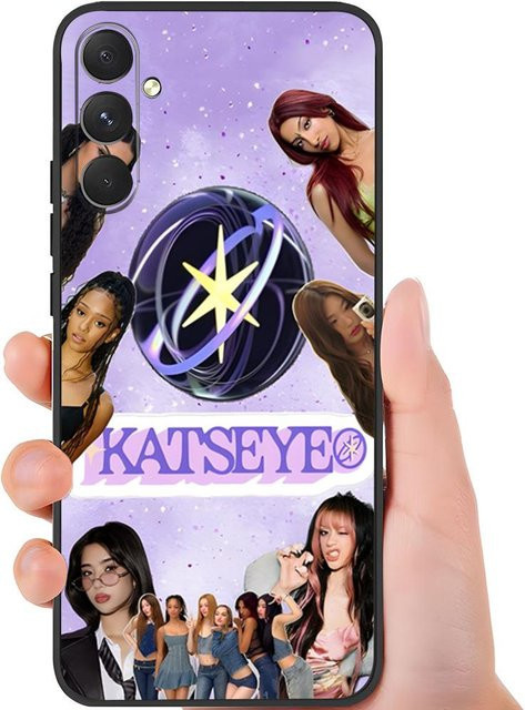 Stoßfeste und weiche Handyhülle KATSEYE für Samsung Galaxy A05 A13 A14 A25 A33 A35 A36 A52 A54 A56 5G in Multicolour - Bild 1