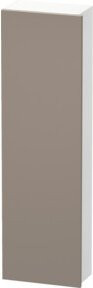 Duravit Hochschrank DuraStyle mit Glastüren, Farbe Weiß Matt/Grau Matt, B/T/H: 40 x 24 x 140 cm - Bild 1