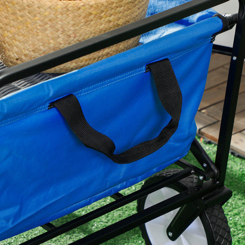 Outsunny Bollerwagen faltbar aus Stahl und Nylon in Dunkelblau B/H/L: 51 x 92 x 107 cm - Bild 7