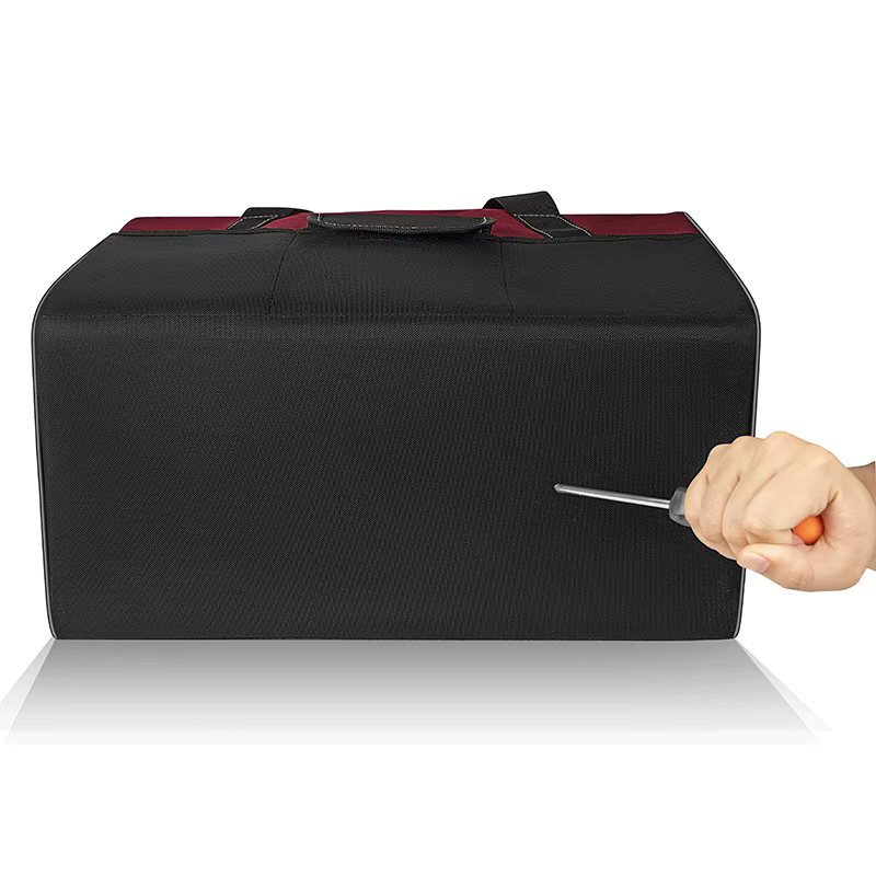 Robuste Werkzeugtasche von JAKAH mit breiter Öffnung und praktischen Taschen - Bild 6