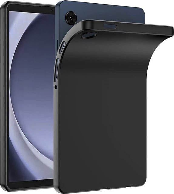 Tzion Schutzhülle für Samsung Galaxy Tab A11+ Plus 2025 und Tab A9+ Plus 11 2023, stoßfeste weiche dünne Tablet-Hülle, Schwarz - Bild 1
