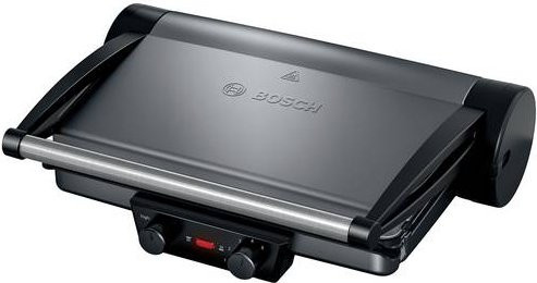 Bosch Elektro Kontaktgrill TCG4215 in Schwarz und Grau mit silbernen Akzenten - Bild 2