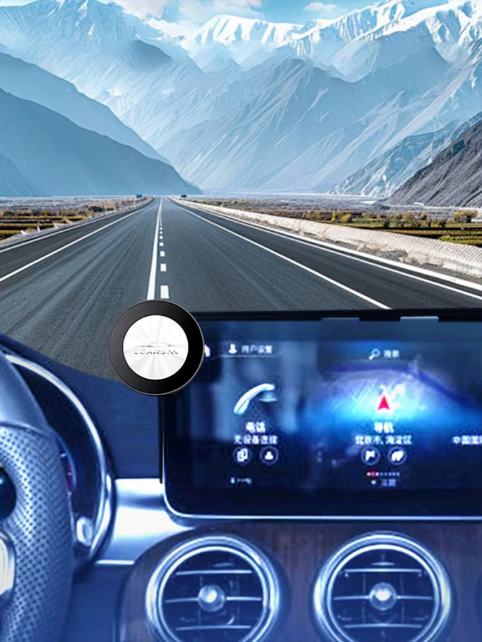 Magnetische Smartphone Halterung für Mercedes Benz CLA GLA GLC A B C V Klasse Dashboard Bildschirm Navigation Halterung in Schwarz - Bild 4