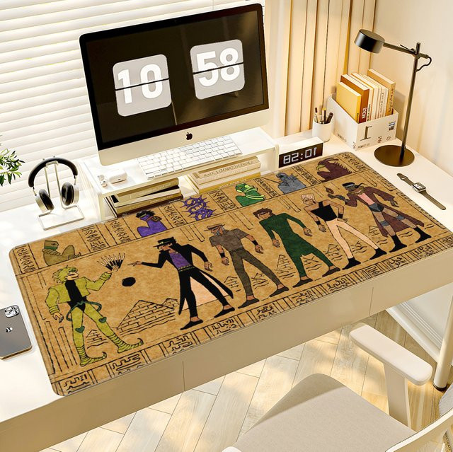 HYBXAXC Jojo Bizarre Adventure Mauspad mit HD-Druck in Multicolour für Gamer und Anime-Fans - Bild 1