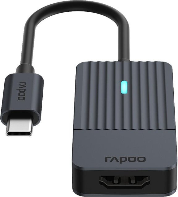 Rapoo USB-C auf HDMI Adapter UCA-1004 in Grau - Bild 1