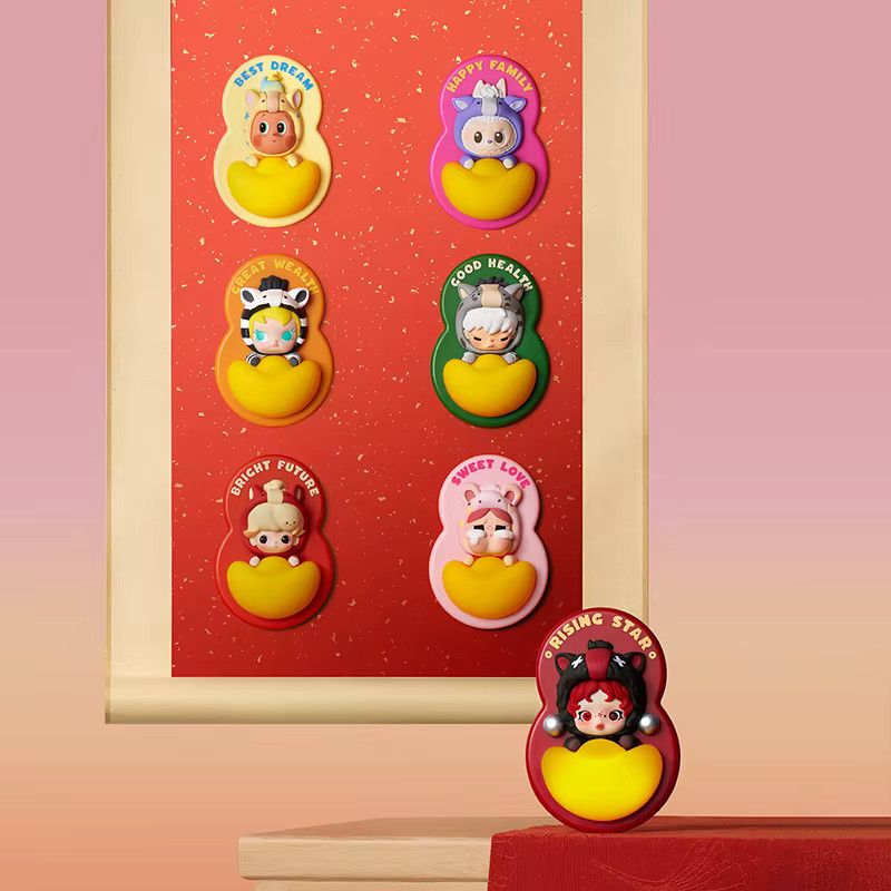 POP MART Have a Good Run Serie Kühlschrankmagnet Blind Box in Multicolor - Bild 2