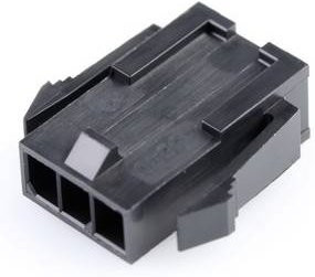 Molex Buchsengehäuse-Kabel in Schwarz mit 3mm Rastermaß - Bild 1