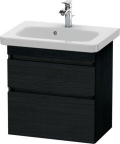 Duravit Waschtischunterschrank DuraStyle Comp, Farbe: Weiß, 2 Schubladen, wandhängend, B: 58 cm, T: 36,8 cm, H: 61 cm - Bild 1
