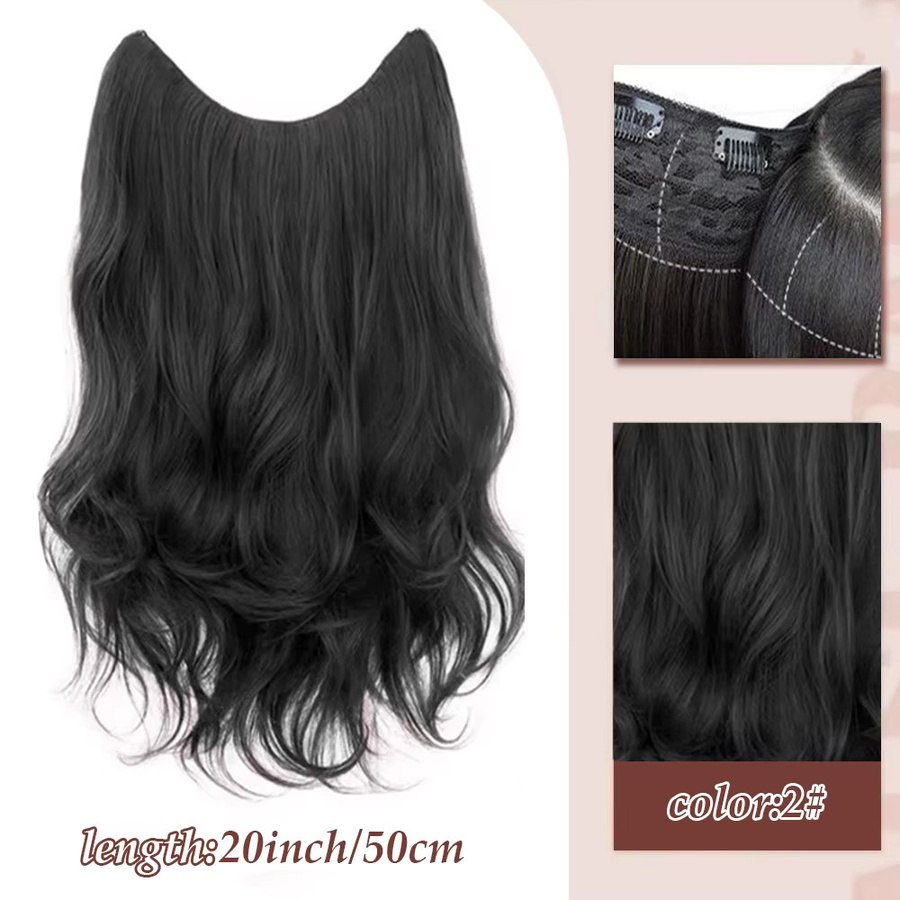 Horsepower star Synthetische Perücke für Damen, große Wellen, Clip-Stil - Bild 2